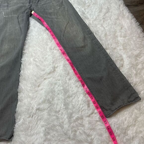 Banana Republic Mens Vintage Straight Jeans 31 x 32 Grey Distressed - Picture 10 of 11